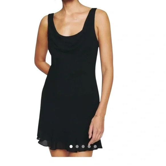 reformation rudie mini dress Reformation Rudie Dress - Black